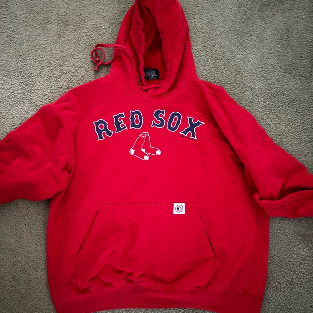 oversized red sox hoodie